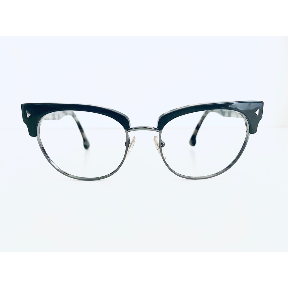 Prada Black & Silver Frame W Gray Tort Interior Italy SPR 08Q ROK-0A7 51 18 140